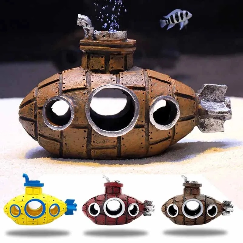 Aquarium Fish Cartoon - Ozdoby do akwarium z żywicy w