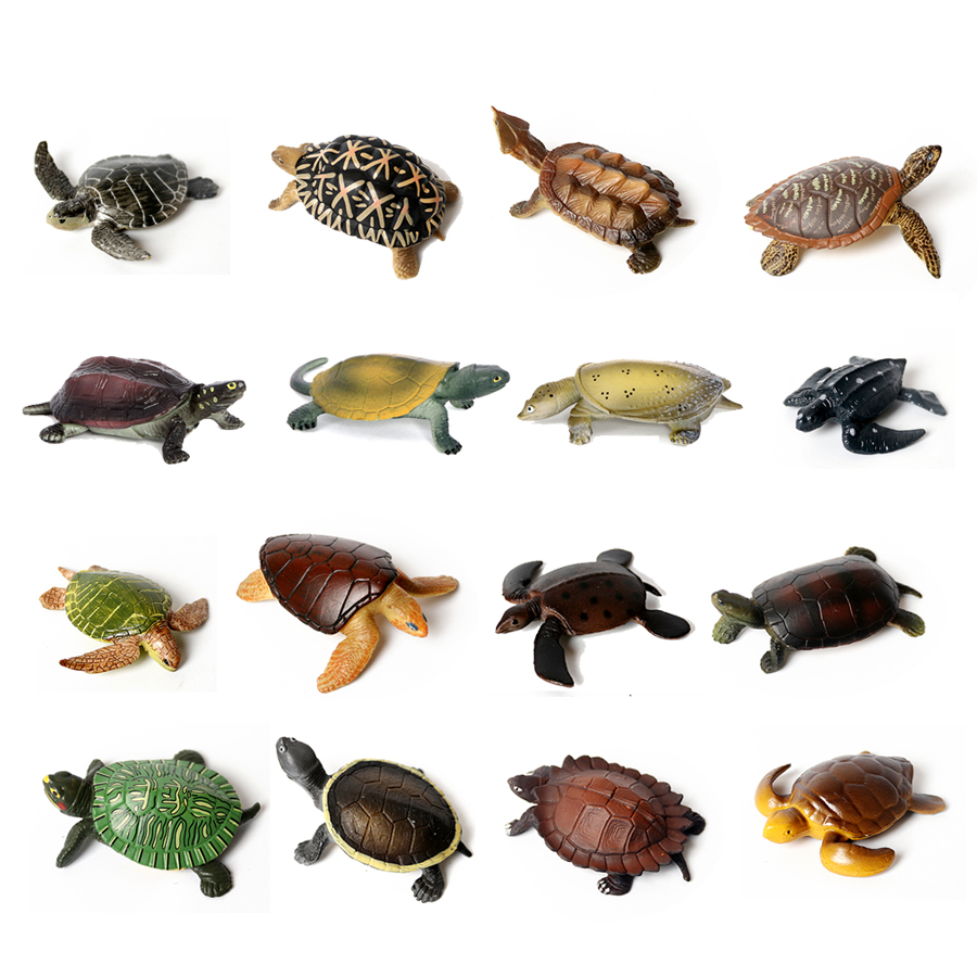 Aquarium Fish Items - Realistyczne miniatury życie morskie żółwiem morskim