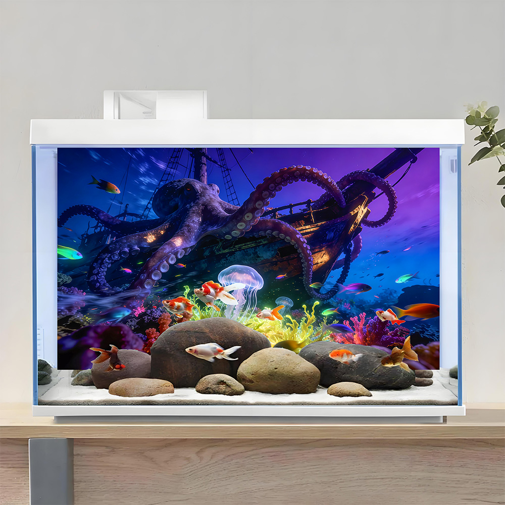 Naklejka na tło akwarium, Raj  – Aquarium Fish Paradise recenzja i cena