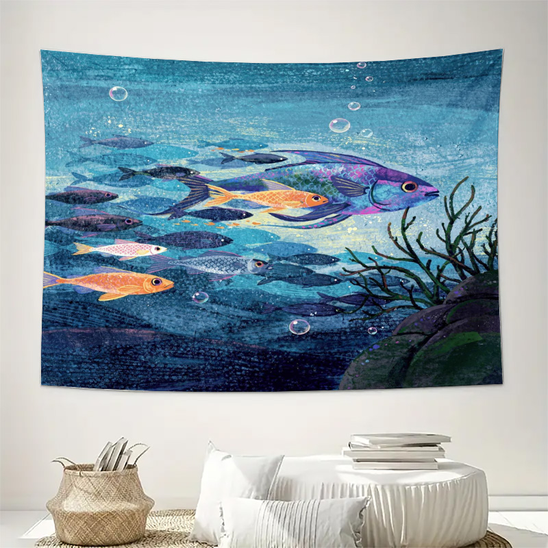Żywopisna gobelina ścienna z m – Aquarium Fish Under 100 recenzja i cena
