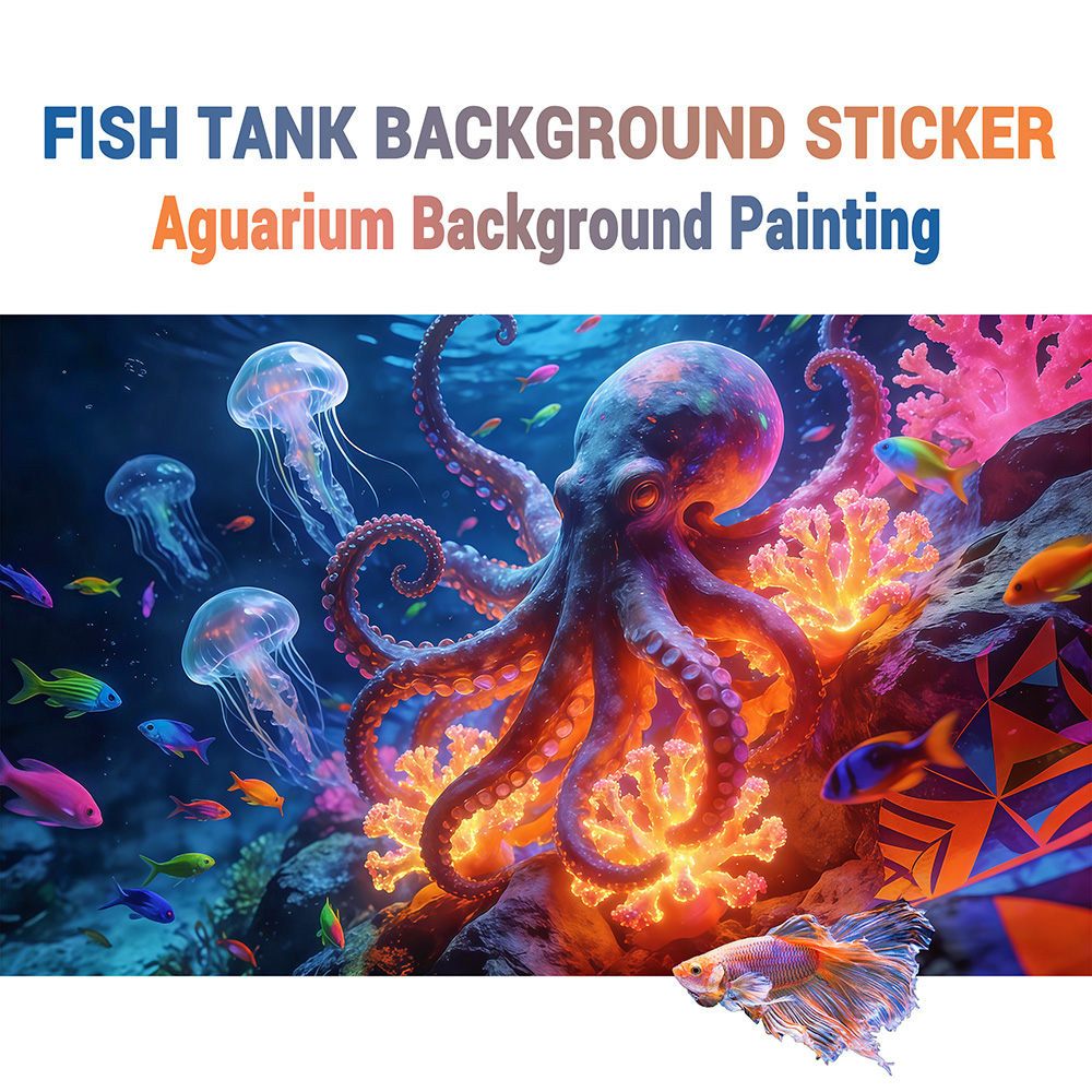 Naklejka na tło akwarium, Raj  – Aquarium Fish Paradise recenzja i cena