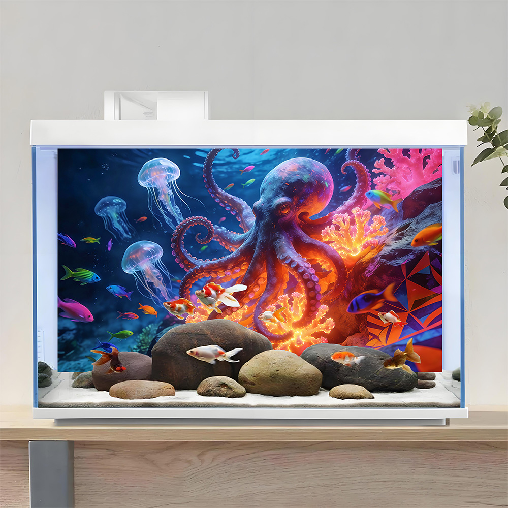 Naklejka na tło akwarium, Raj  – Aquarium Fish Paradise recenzja i cena