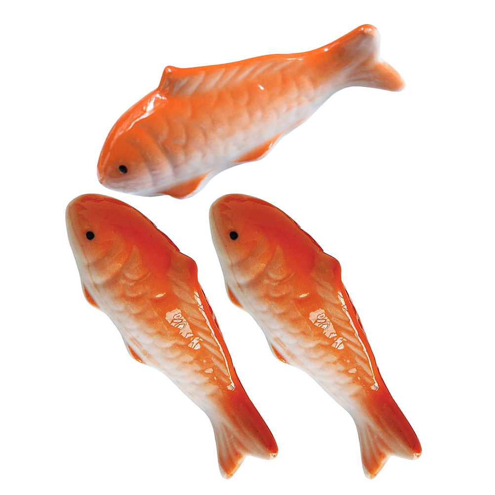 3 szt. Realistyczne ceramiczne – Aquarium Fish In Pond recenzja i cena