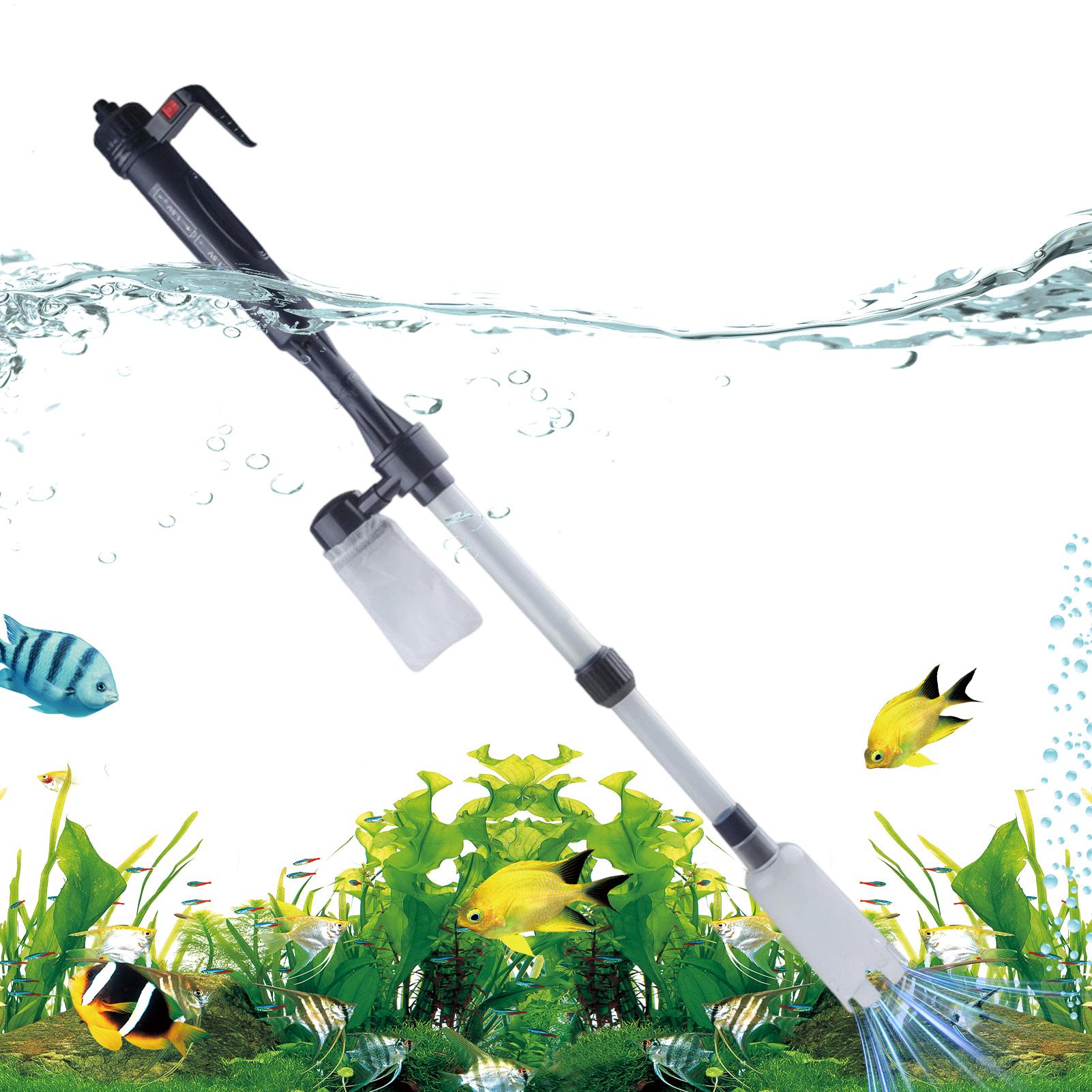 Elektryczny, teleskopowy, regu – Aquarium Fish Tank Cleaner recenzja i cena
