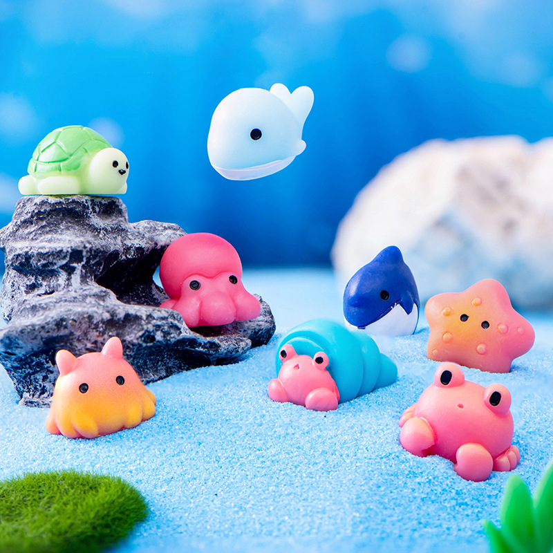 1 szt. Kreatywna żywiczna figu – Aquarium Fish Dolphin recenzja i cena
