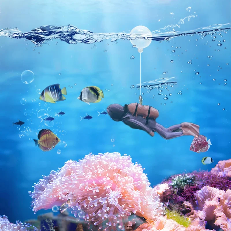 1/2 szt. Akcesoria do dekoracj – Aquarium Fish Cartoon recenzja i cena