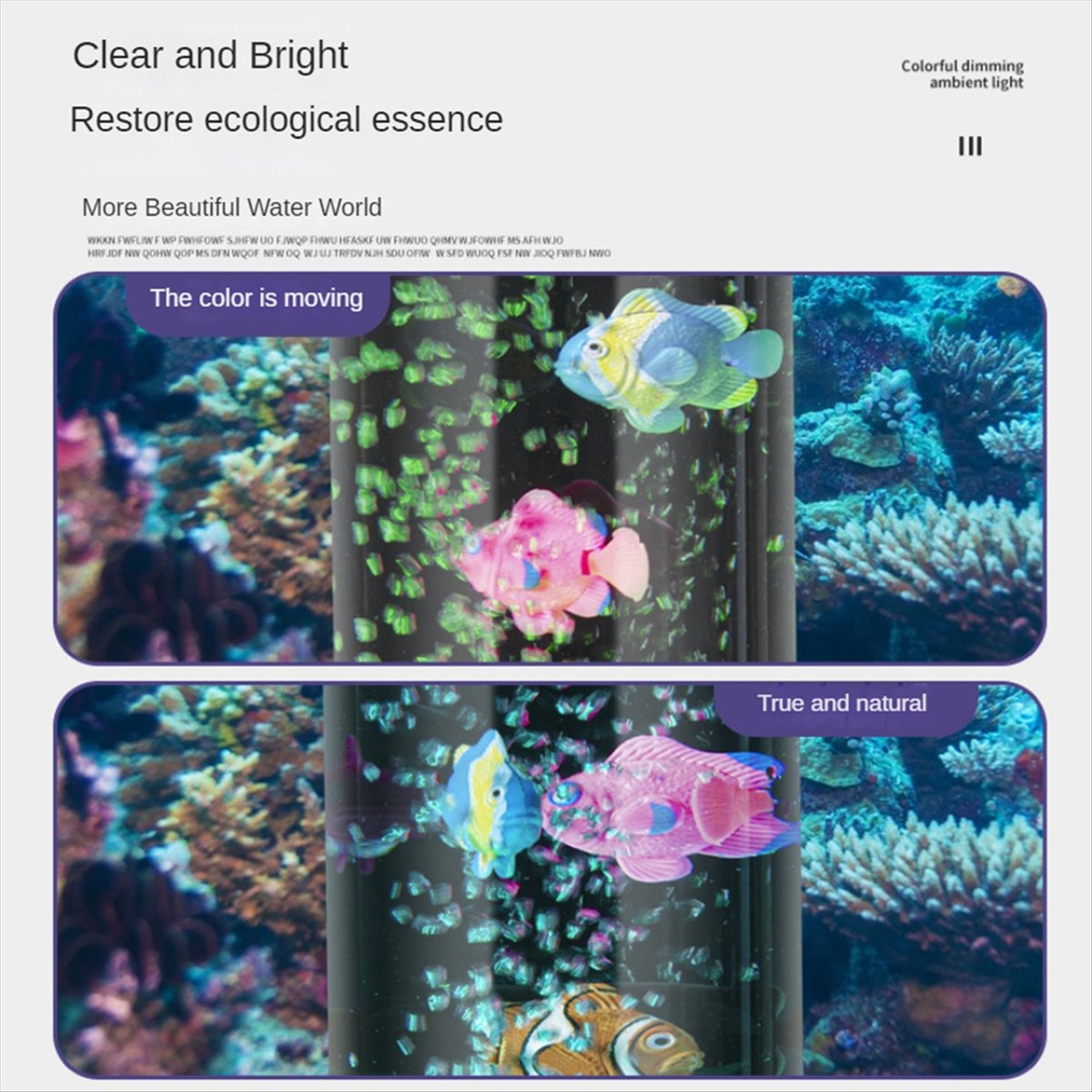 *A99Z Mini RGB Lampa Akwariowa – Aquarium Fish Colour recenzja i cena